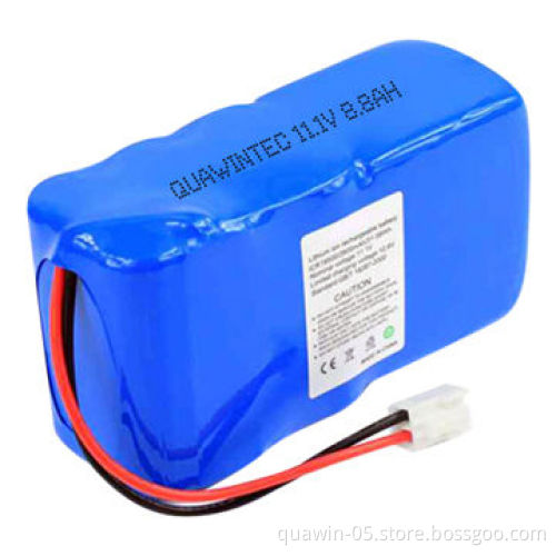 11.1V 8800mAh lithium-ion battery packs